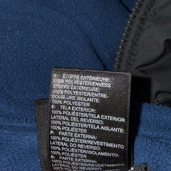 The North Face Reversible Puffer Fleece Full Zip Winter Jacket XLarge 18/20 - Picture 4 of 9